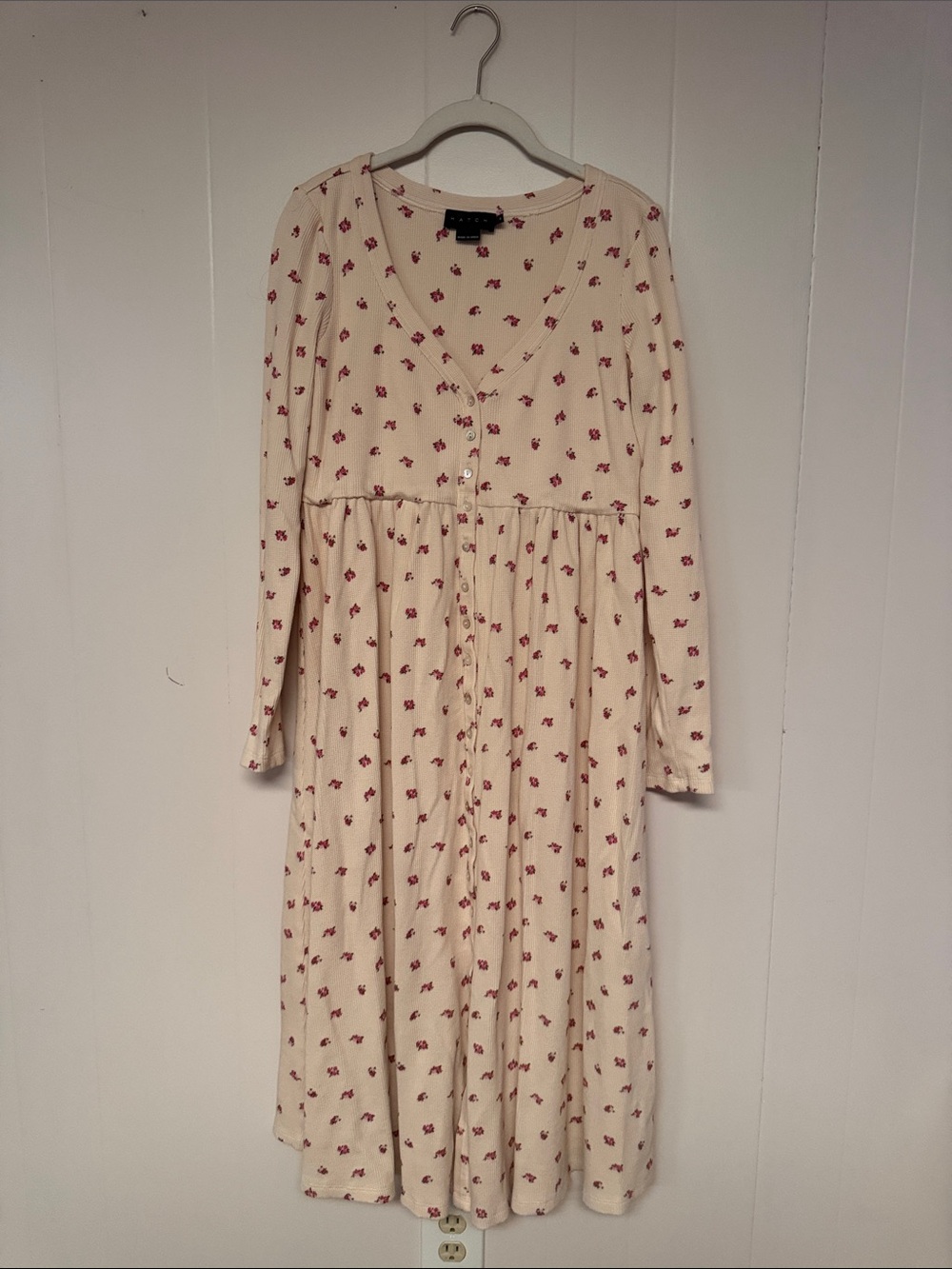 Hatch The Printed Waffle Nursing Dress - Picture 7 of 15